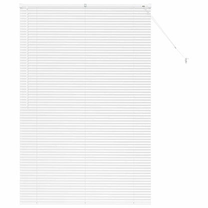 Fensterjalousie mit Vorhängen Manuell Weiß Aluminium