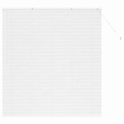 Fensterjalousie mit Vorhängen Manuell Weiß Aluminium