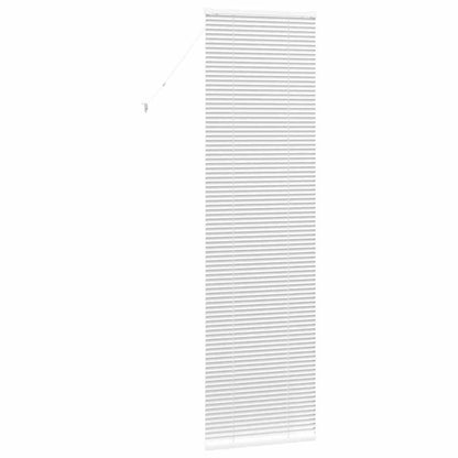 Fensterjalousie mit Vorhängen Manuell Weiß Aluminium