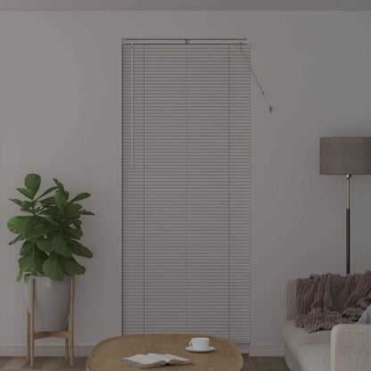 Fensterjalousie mit Vorhängen Manuell Weiß Aluminium