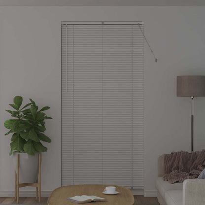 Fensterjalousie mit Vorhängen Manuell Weiß Aluminium