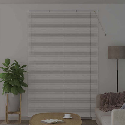 Fensterjalousie mit Vorhängen Manuell Weiß Aluminium