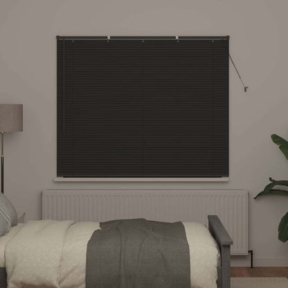 Fensterjalousie mit Vorhängen Manuell Dunkelgrau Aluminium