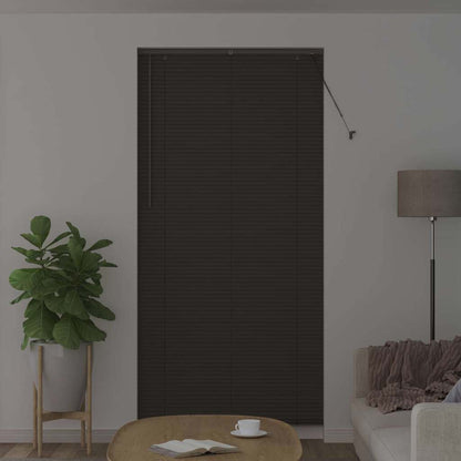 Fensterjalousie mit Vorhängen Manuell Dunkelgrau Aluminium