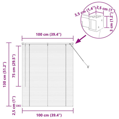 Fensterjalousie mit Vorhängen Schwarz Aluminium