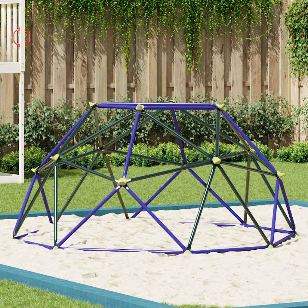 Kletter Dome Blau Stahl