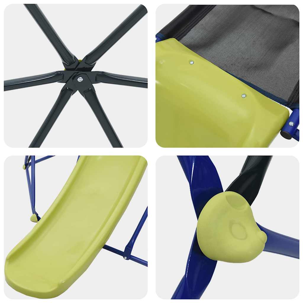 Kletter Dome Blau Stahl