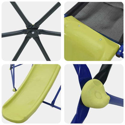 Kletter Dome Blau Stahl