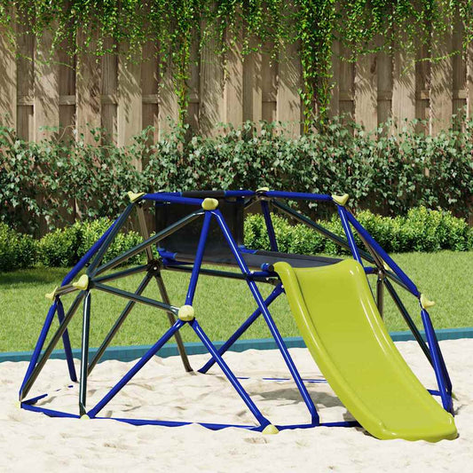 Kletter Dome Blau Stahl