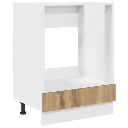 Ofenschrank - Artisan Eiche, 60x46x81.5 cm, Holzwerkstoff
