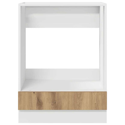 Backofen-Schrank Eiche handwerklich 60 x 46 x 81.5 cm