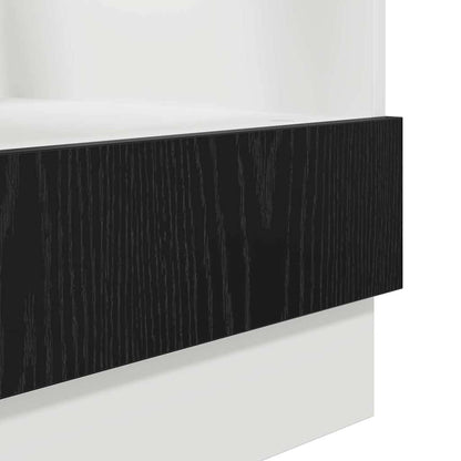 Backofenschrank Riga Schwarz Eichen-Optik 60 x 46 x 81,5 cm