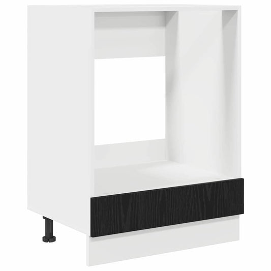 Backofen-Schrank Schwarze Eiche 60 x 46 x 81.5 cm Holzwerkstoff