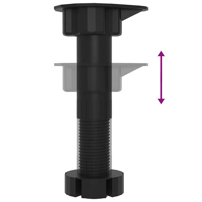 Backofenschrank Riga Schwarz Eichen-Optik 60 x 46 x 81,5 cm