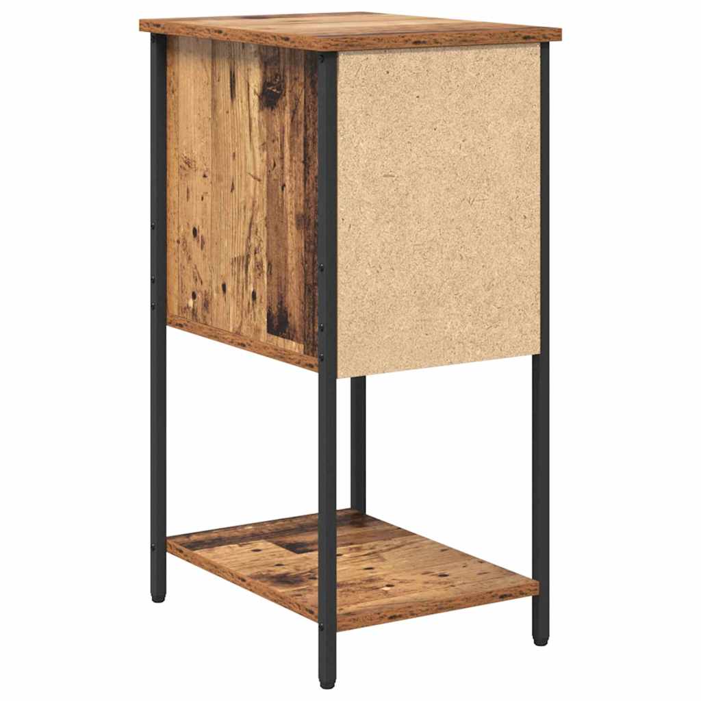 Nachttisch 2 pcs Altholz 32 x 42 x 70 cm Holzwerkstoff