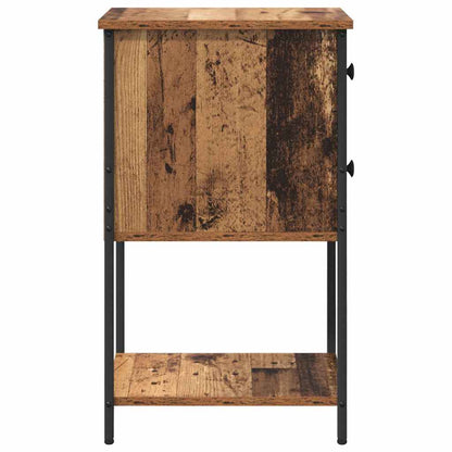 Nachttisch 2 pcs Altholz 32 x 42 x 70 cm Holzwerkstoff