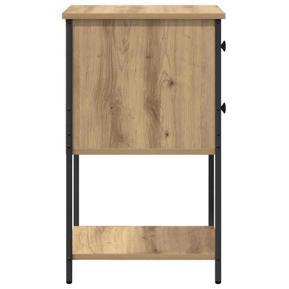 Nachttisch Eiche handwerklich 32 x 42 x 70 cm Holzwerkstoff