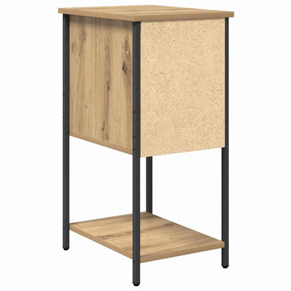 Nachttisch 2 pcs Eiche handwerklich 32 x 42 x 70 cm