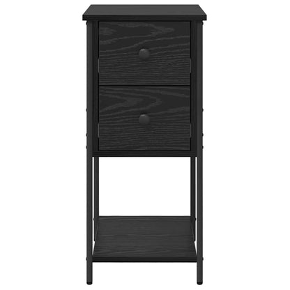 Nachttisch 2 pcs Schwarze Eiche 32 x 42 x 70 cm Holzwerkstoff