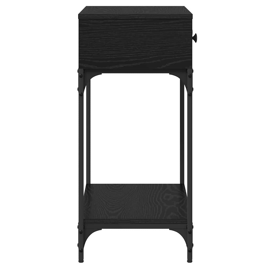 Konsolentisch Schwarze Eiche 75 x 34.5 x 75 cm Holzwerkstoff