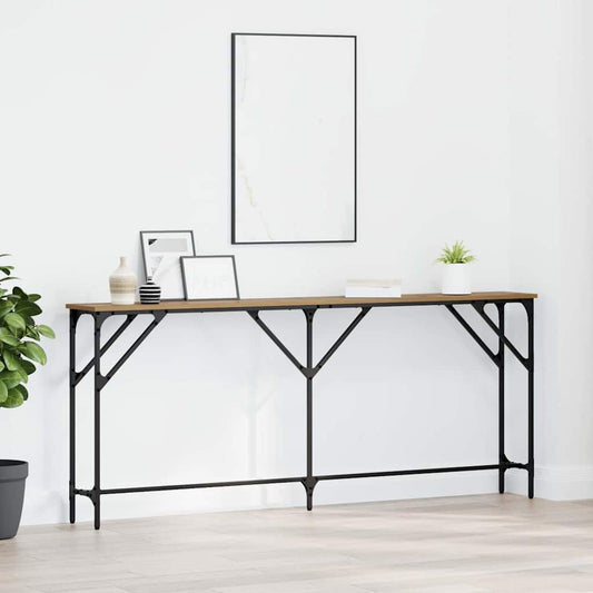 Konsolentisch Eiche handwerklich 180 x 23 x 75 cm