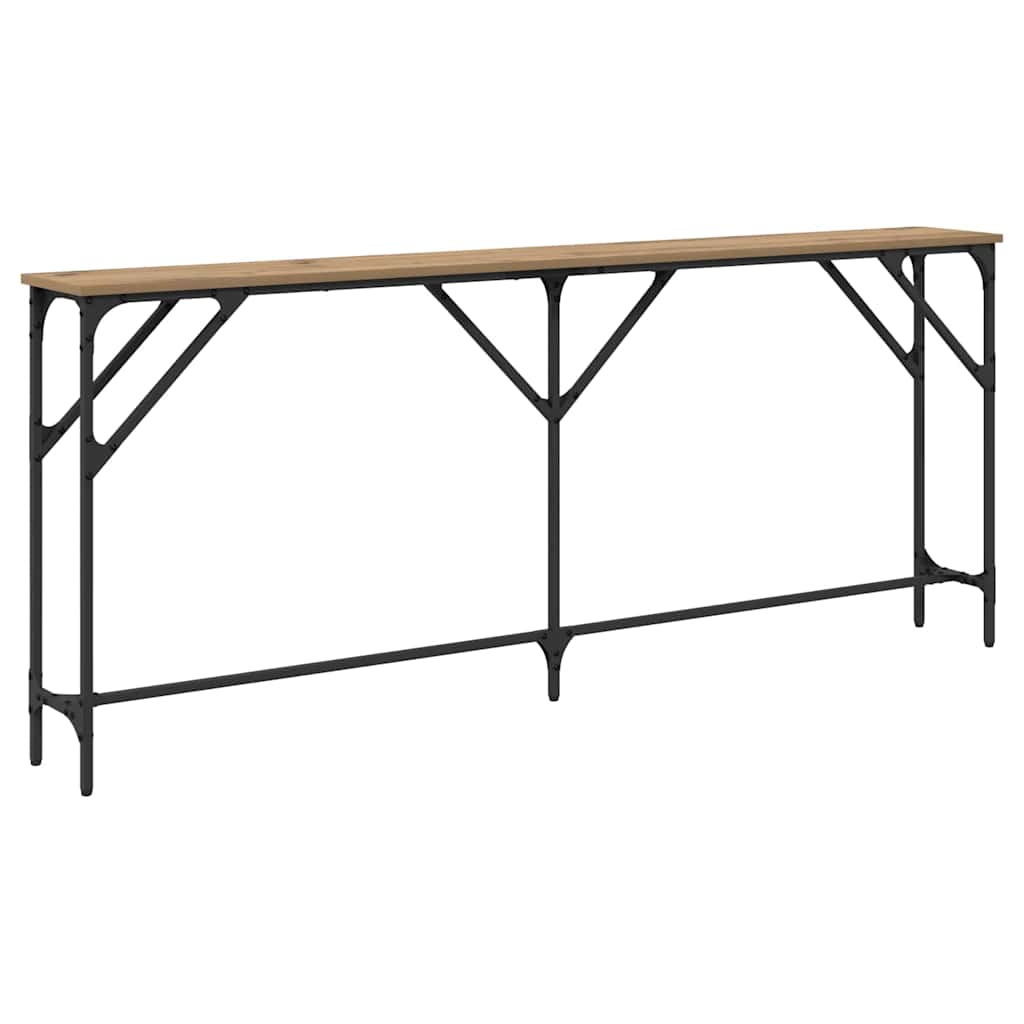 Konsolentisch Eiche handwerklich 180 x 23 x 75 cm