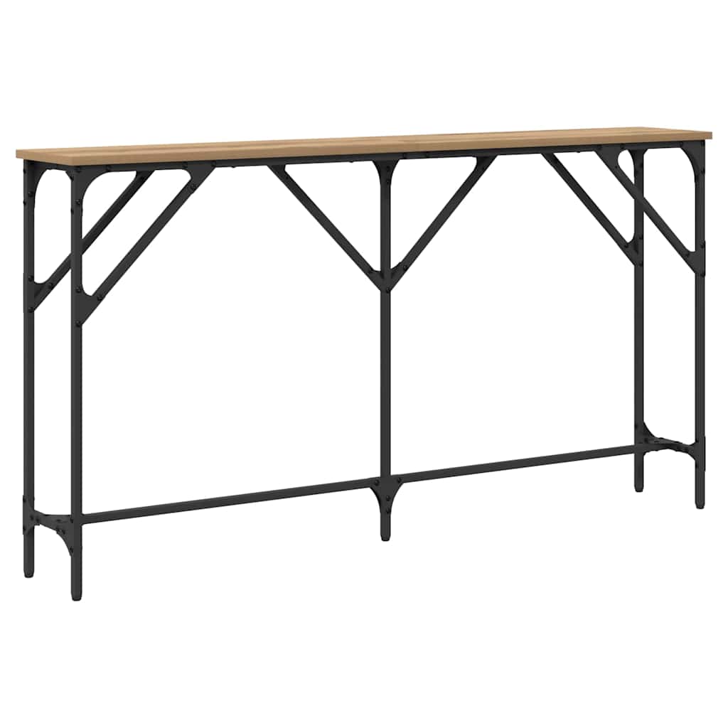 Konsolentisch Eiche handwerklich 140 x 23 x 75 cm