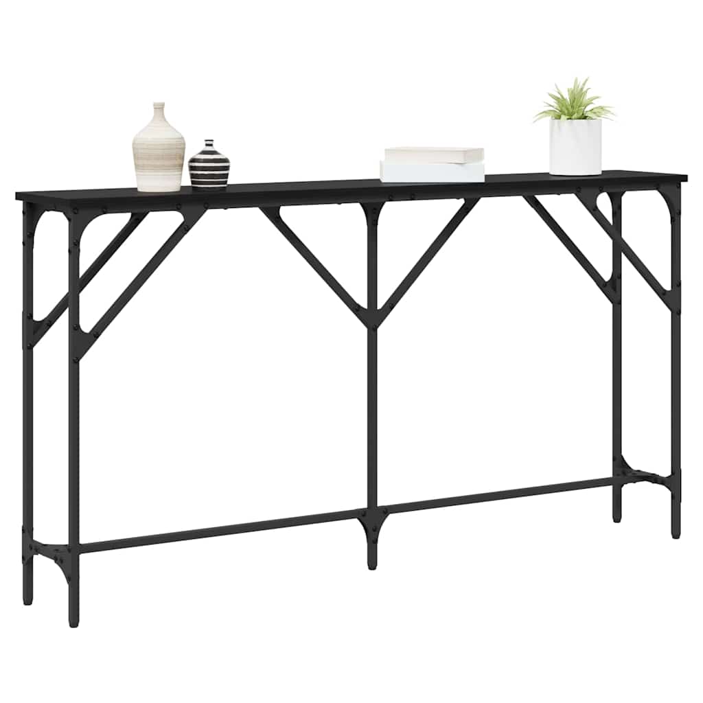 Konsolentisch Schwarze Eiche 140 x 23 x 75 cm