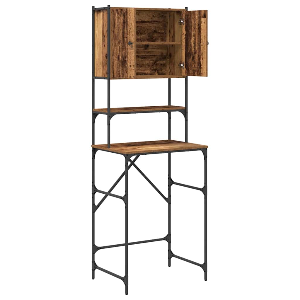 Waschmaschinenschrank Altholz 68 x 48,5 x 194 cm