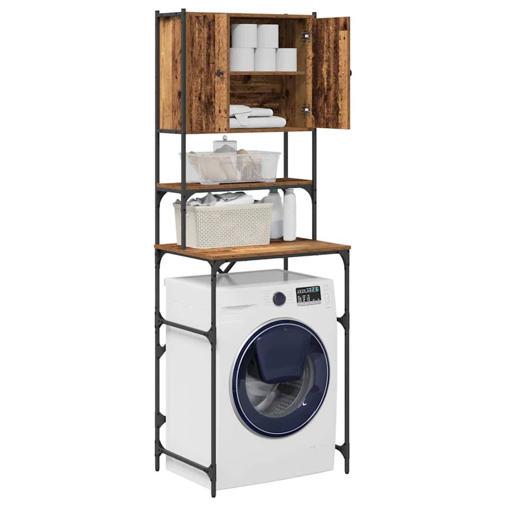 Waschmaschinenschrank Altholz 68 x 48,5 x 194 cm