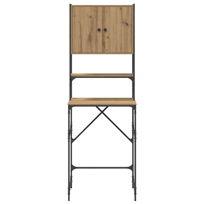 Waschmaschinenschrank Eiche handwerklich 68 x 48,5 x 194 cm