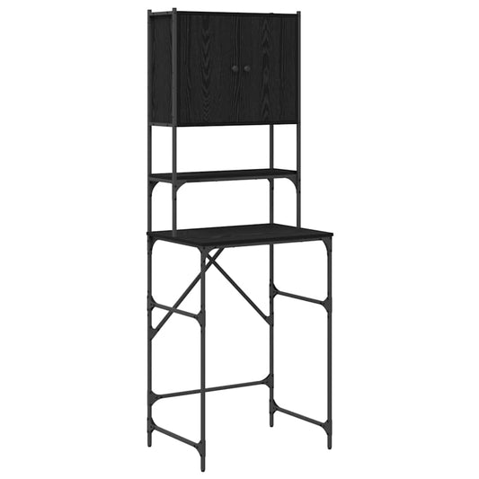 Waschmaschinenschrank Schwarze Eiche 68 x 48,5 x 194 cm