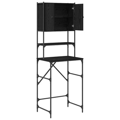 Waschmaschinenschrank Schwarze Eiche 68 x 48,5 x 194 cm