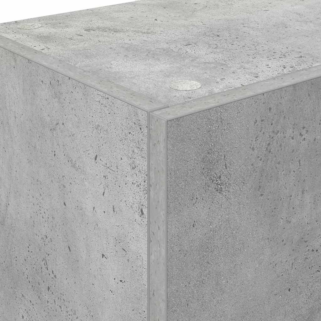 Küchenschrank Beton Grau 35x50x180 cm Spanplatte