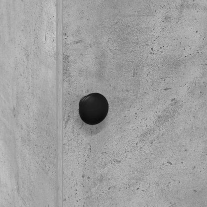 Küchenschrank Beton Grau 35x50x180 cm Spanplatte