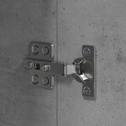 Küchenschrank Beton Grau 35x50x180 cm Spanplatte