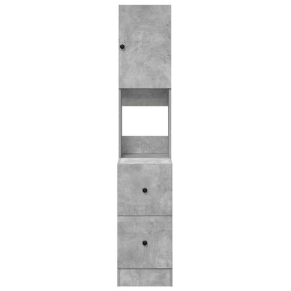 Küchenschrank Beton Grau 35x50x180 cm Spanplatte
