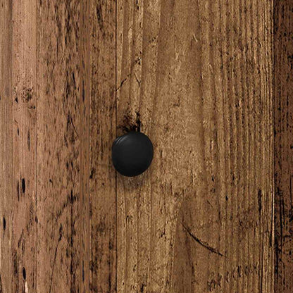 Küchenschrank mit Schubladen mit Regal Altholz Holzwerkstoff