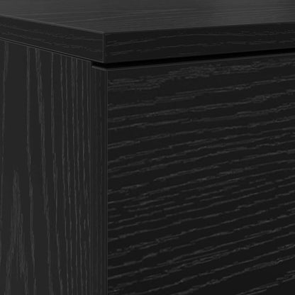 Schuhschrank Schwarze Eiche 100,5 x 28 x 100 cm Holzwerkstoff