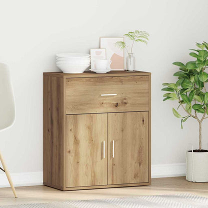 Sideboard Eiche handwerklich 60 x 31 x 70 cm Holzwerkstoff