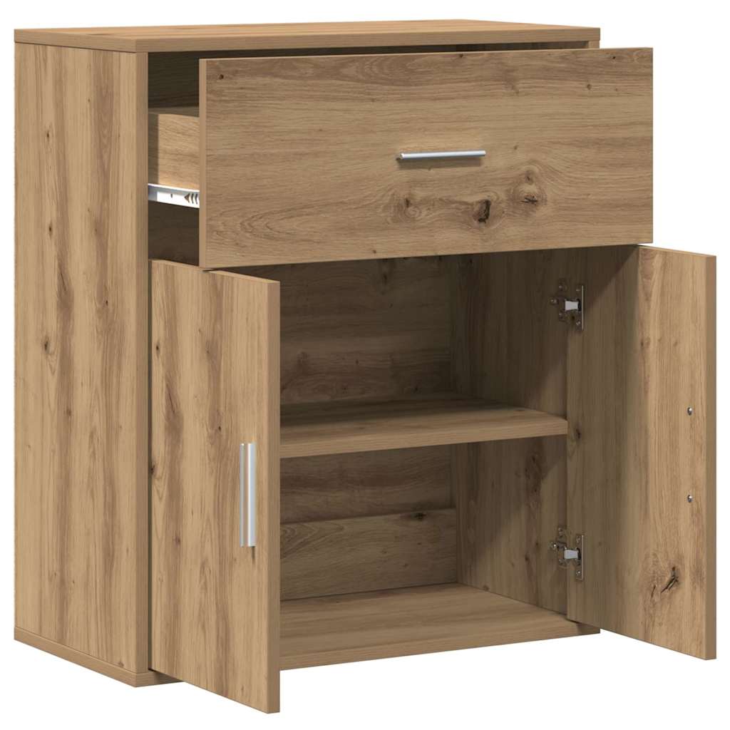 Sideboard Eiche handwerklich 60 x 31 x 70 cm Holzwerkstoff