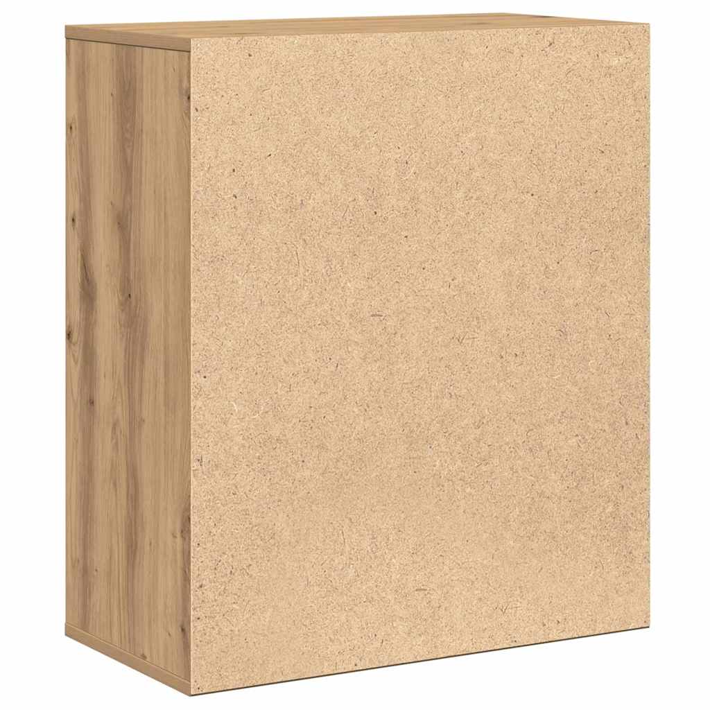 Sideboard Eiche handwerklich 60 x 31 x 70 cm Holzwerkstoff