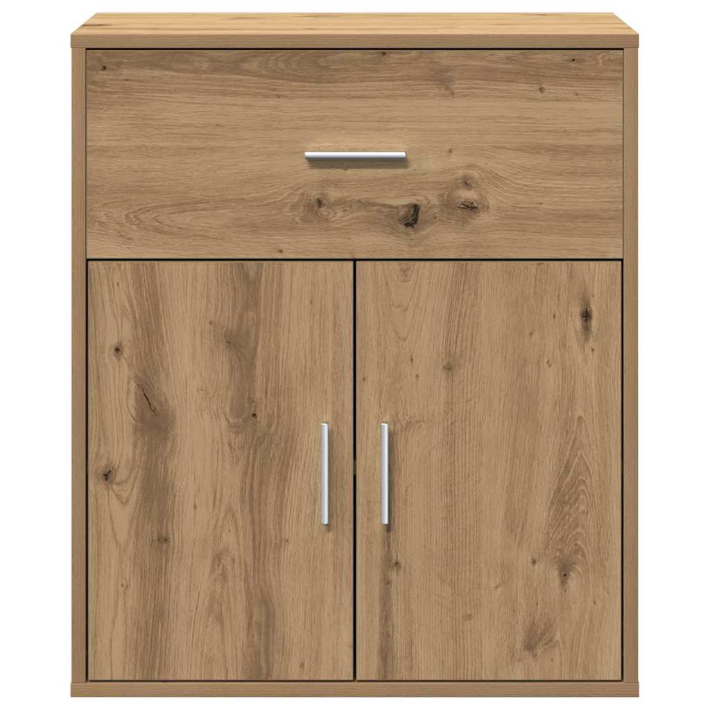 Sideboard Eiche handwerklich 60 x 31 x 70 cm Holzwerkstoff