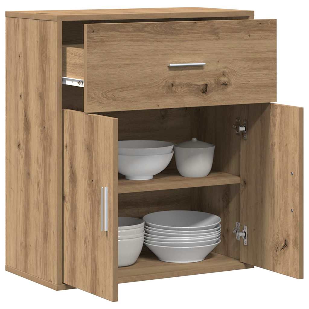 Sideboard Eiche handwerklich 60 x 31 x 70 cm Holzwerkstoff