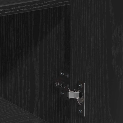 Sideboard Schwarze Eiche 60 x 31 x 70 cm Holzwerkstoff