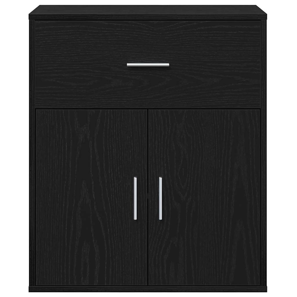 Sideboard Schwarze Eiche 60 x 31 x 70 cm Holzwerkstoff