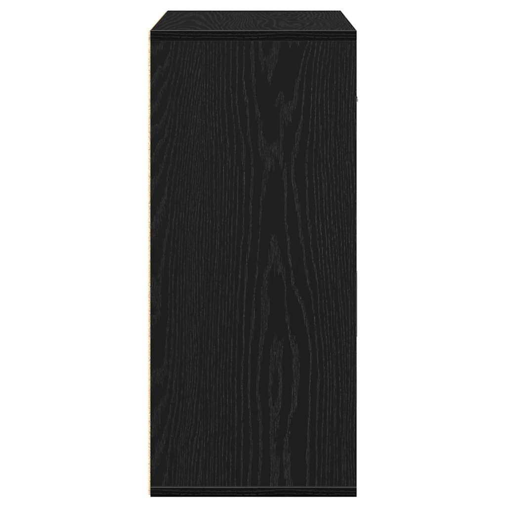 Sideboard Schwarze Eiche 60 x 31 x 70 cm Holzwerkstoff