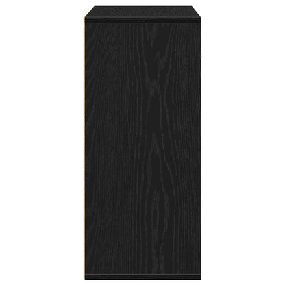 Sideboard Schwarze Eiche 60 x 31 x 70 cm Holzwerkstoff