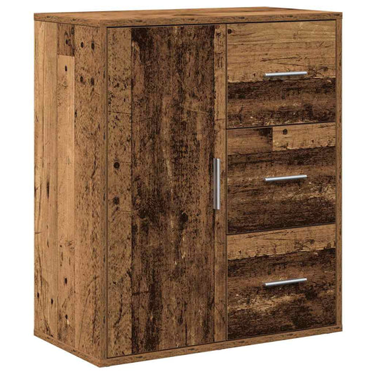 Sideboard mit Schubladen Altholz 60 x 31 x 70 cm Holzwerkstoff