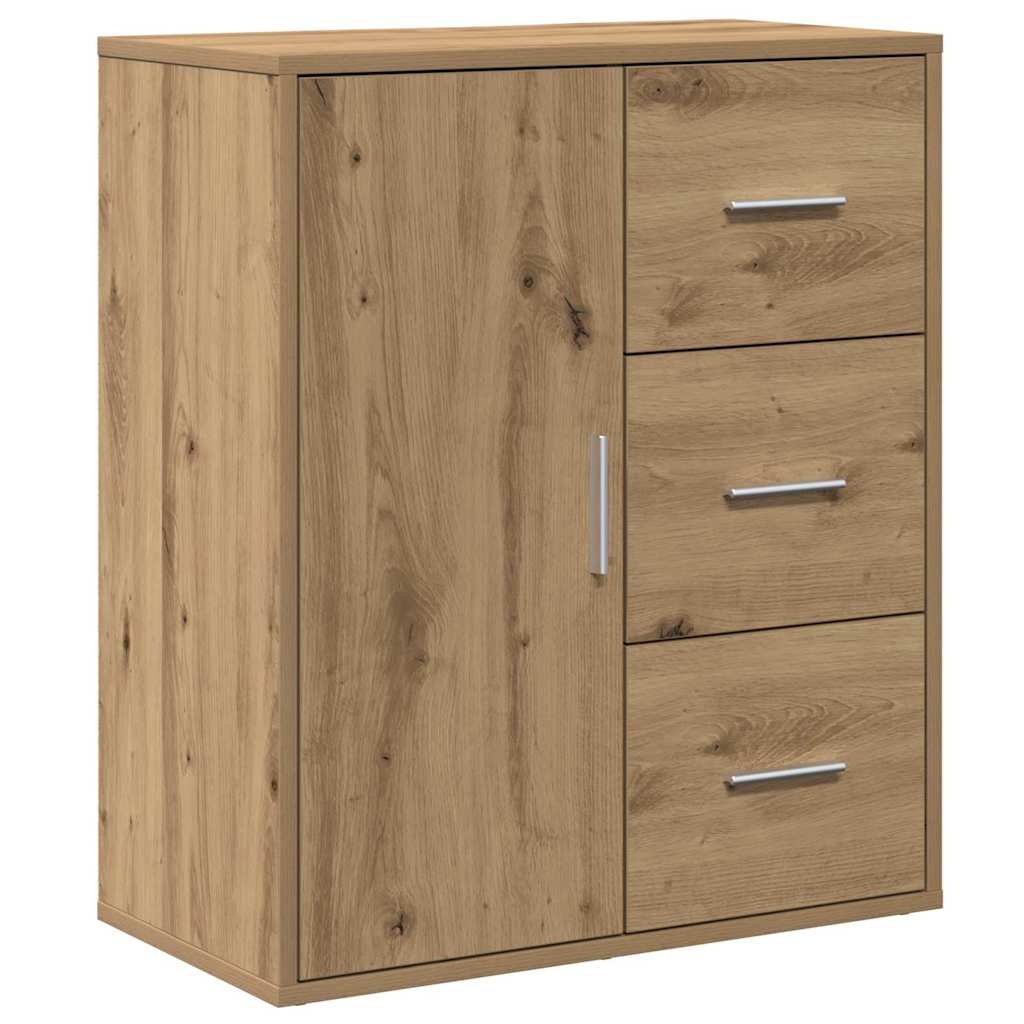 Sideboard Eiche handwerklich 60 x 31 x 70 cm Holzwerkstoff